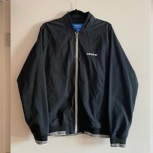 EUC adidas Originals Men's Black Bomber Jacket, size M